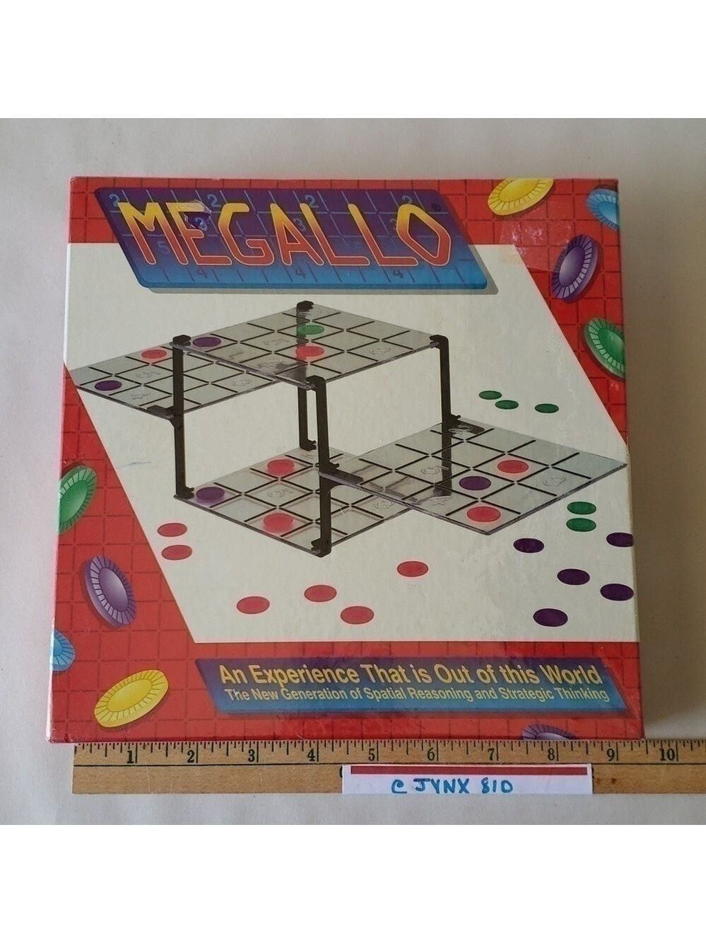 Vintage Game Megallo New Sealed Original Package Telly Courialis Rex Games 1998